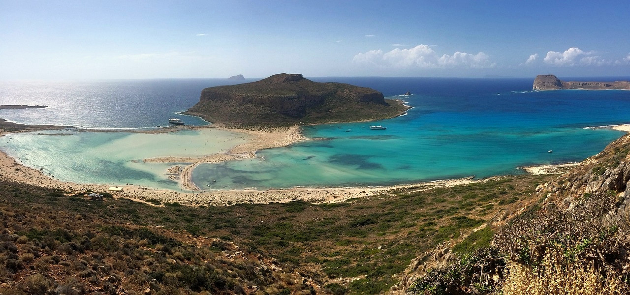 The turquoise lagoon of Balos in north-west Crete - Greece