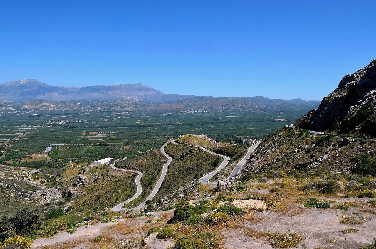Mountain landscape of the Cretan hinterland - Crete - Greece