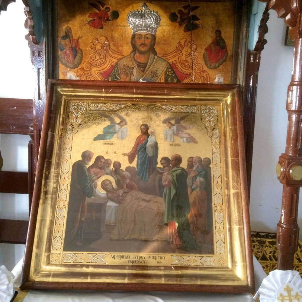 Icon of the church of the Panagia - Folegandros - Greece