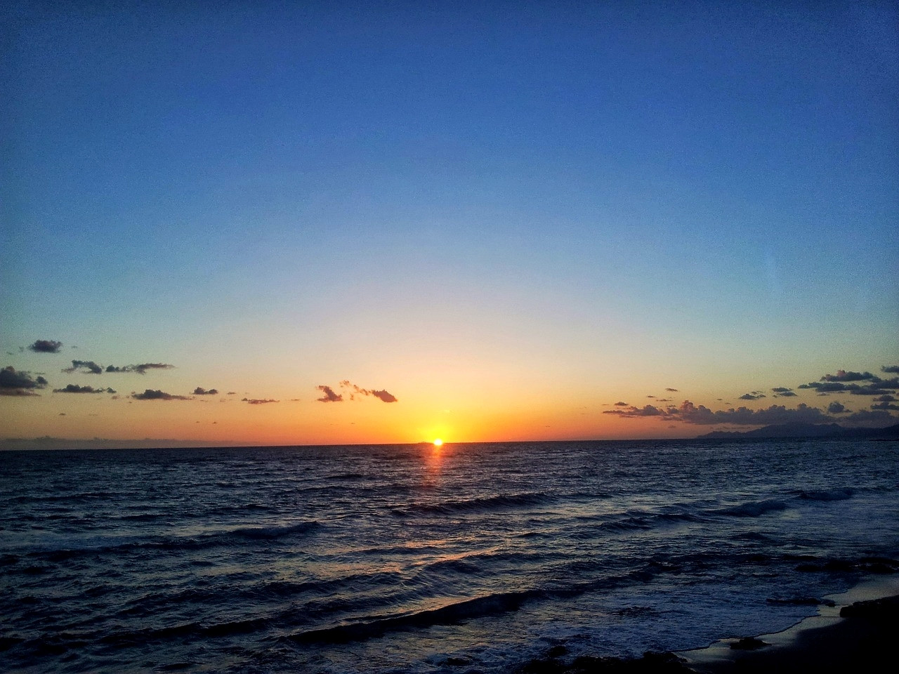 Sunset over the Ionian Sea - Greece