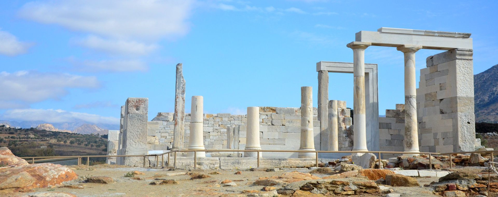 Le temple de Déméter au milieu des champs - Naxos - Grèce