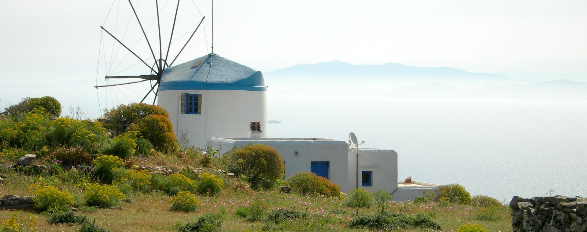 Windmill near Artemonas - Sifnos, Cyclades - Greece