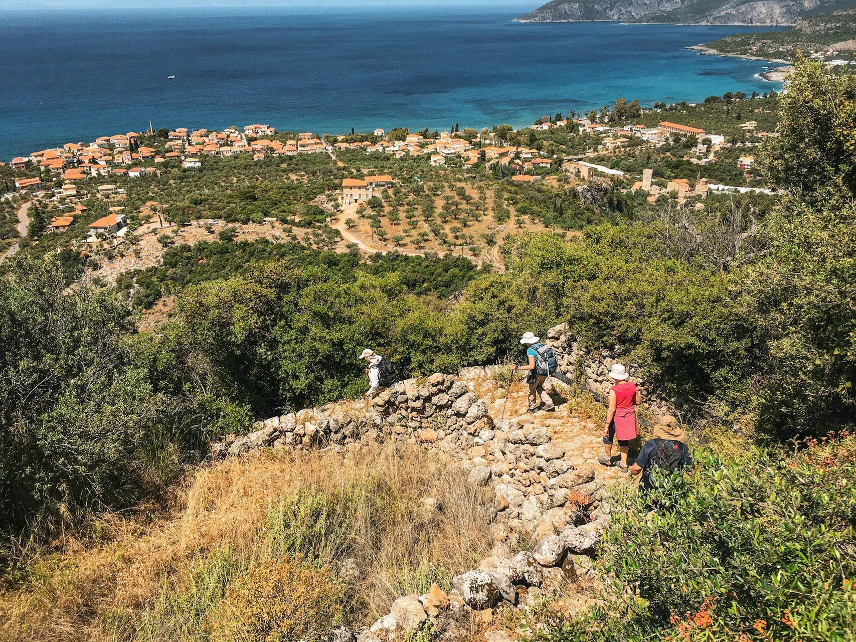 Paysage montagneux du Peloponnese - Grece