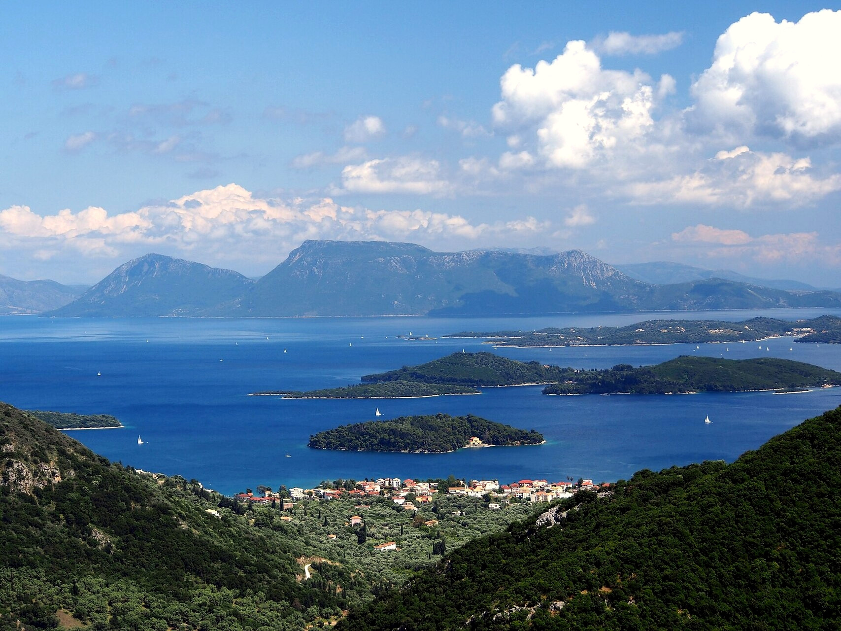 The green islets off Nydri - Lefkada, Ionian Islands - Greece