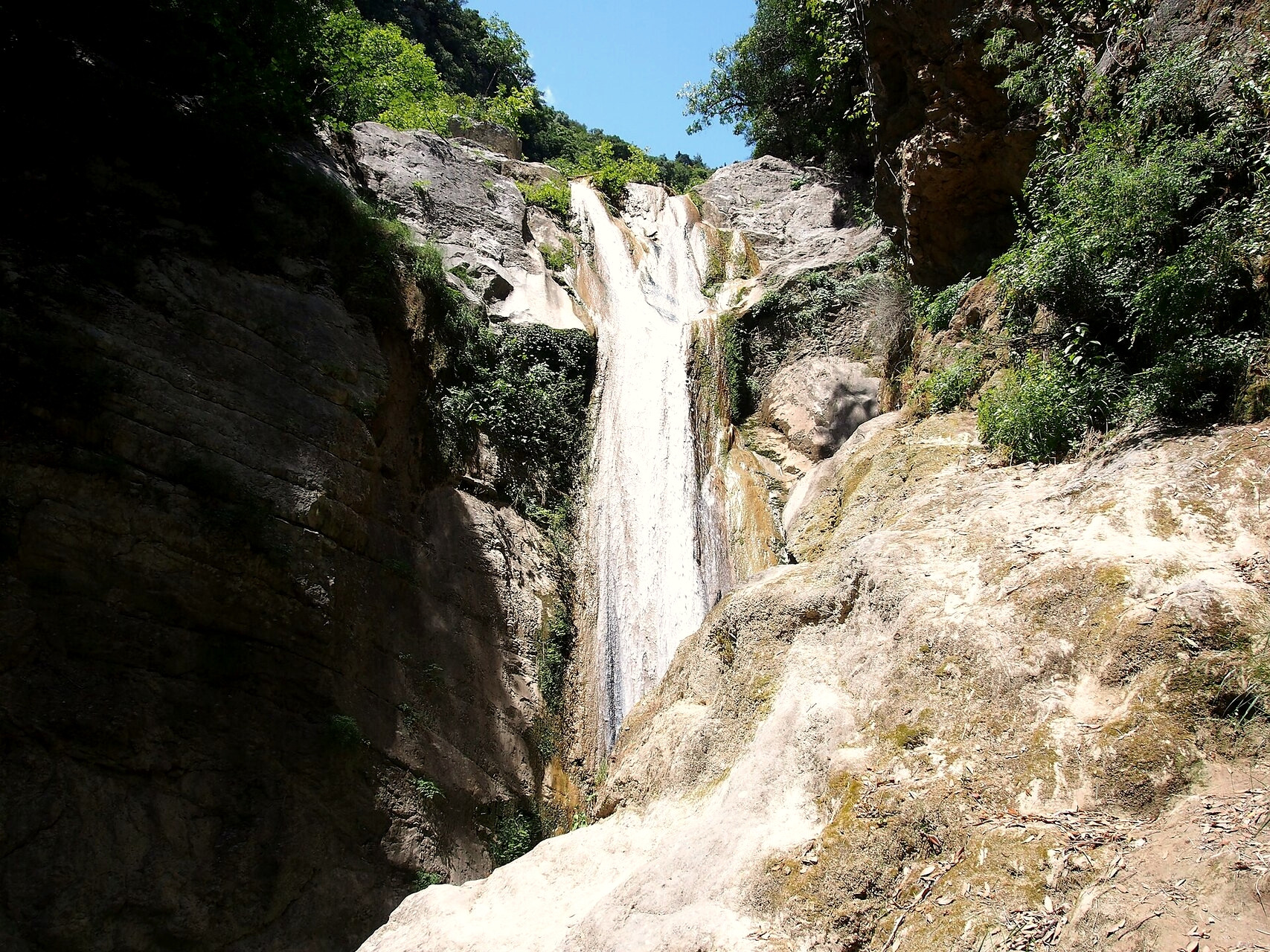 The Dimossari waterfalls near Nydri - Lefkada - Greece