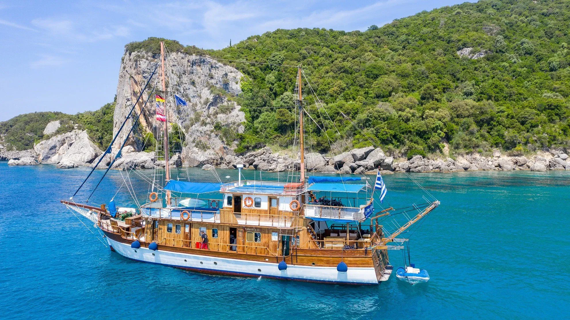 Bateau panagiota dans les îles Ioniennes - Grèce