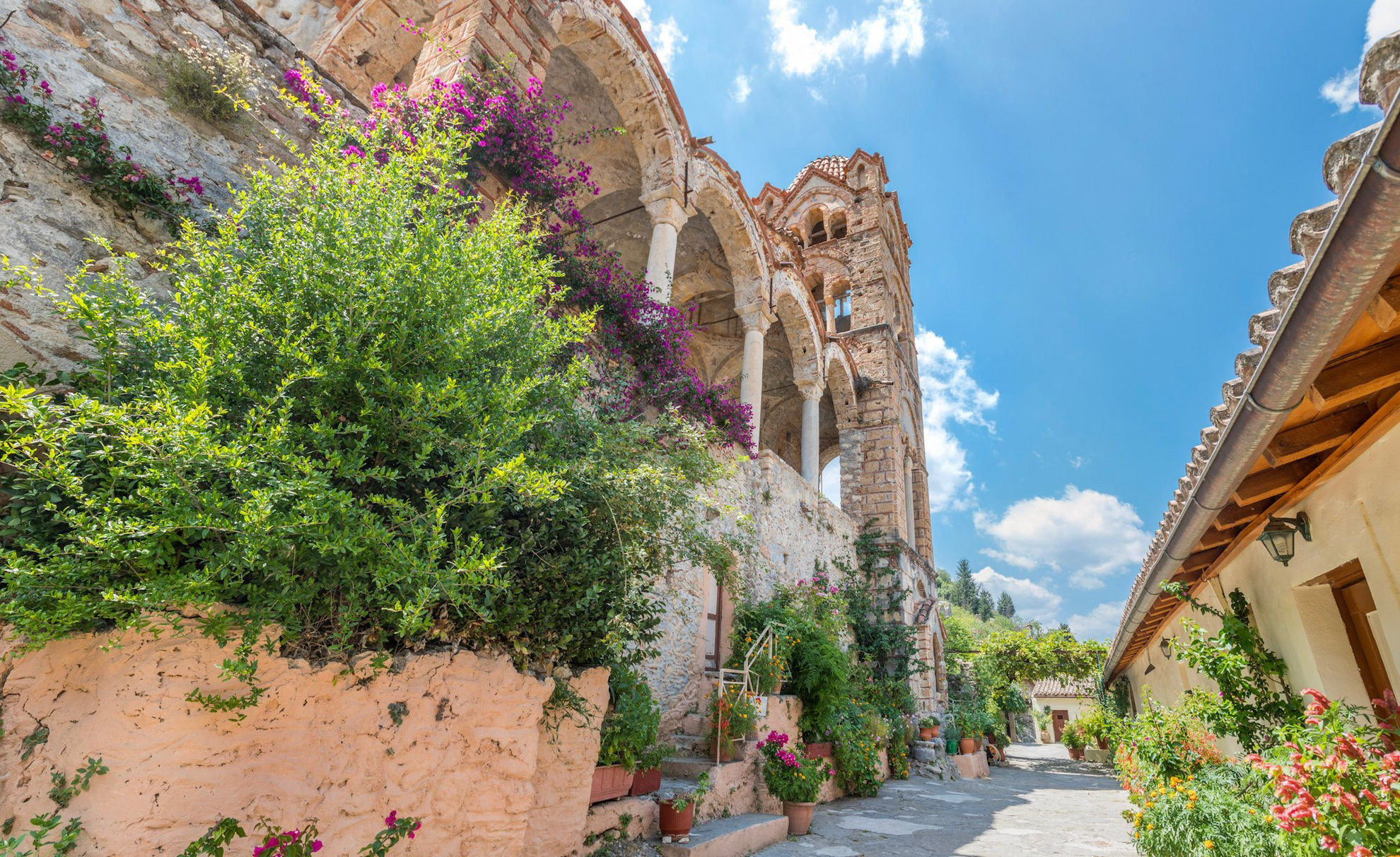 The Byzantine monastery of Pantanassa - Mystras - Peloponnese - Greece