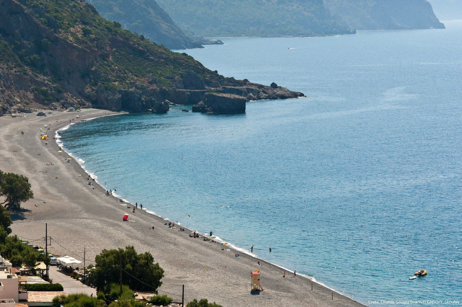 Sougia beach - South coast of Crete - Greece