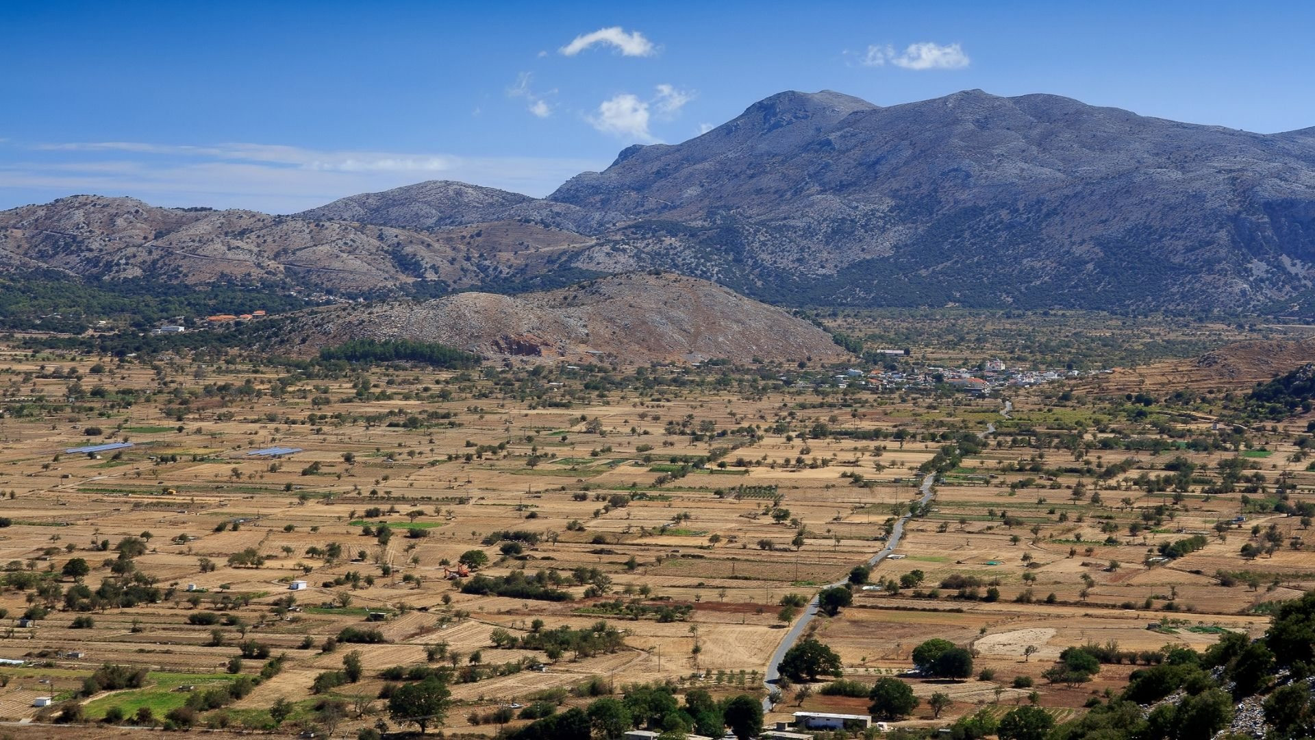 The high Lassithi plateau - Crete - Greece