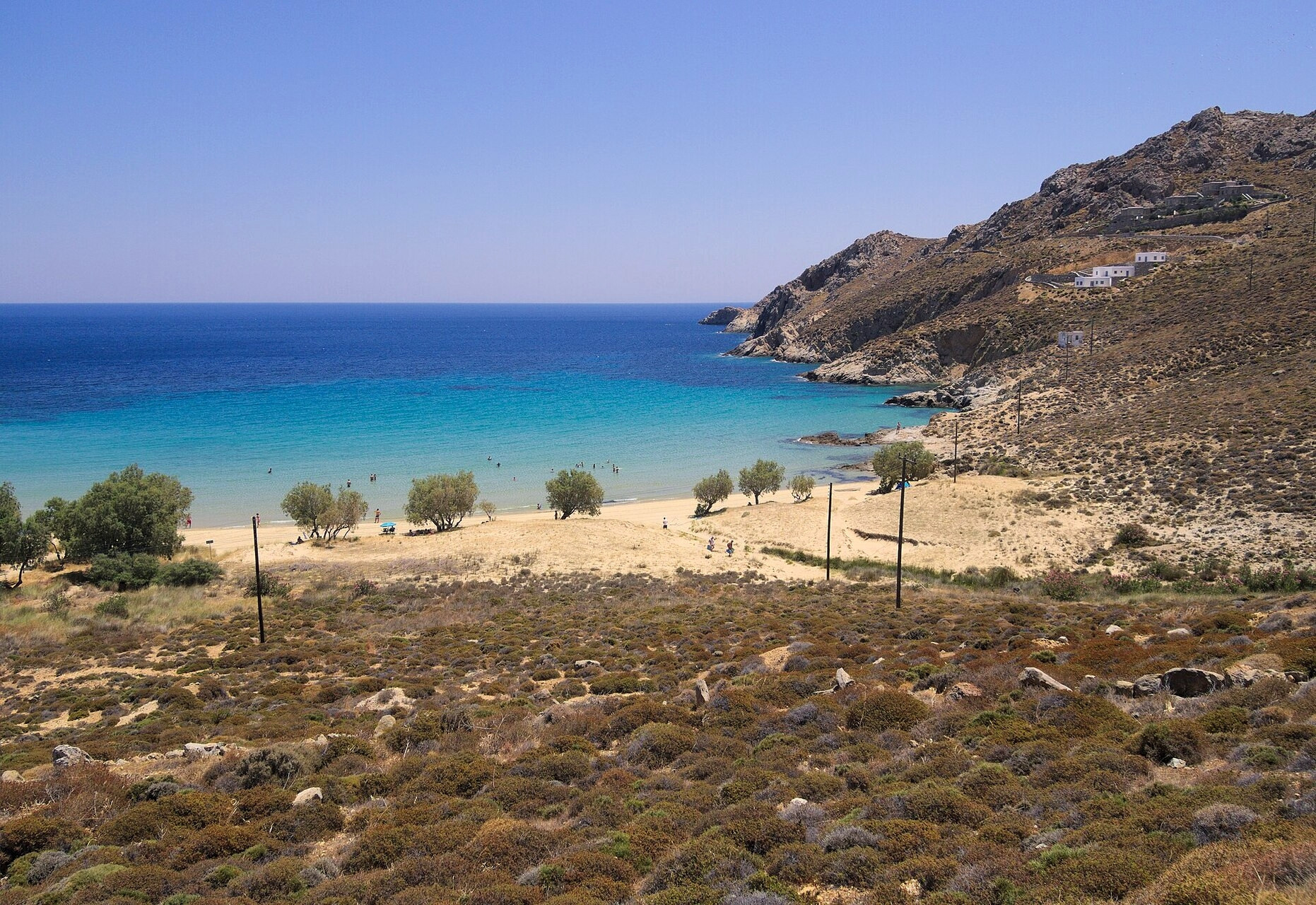 Psili Ammos beach - Serifos - Cyclades - Greece © C messier / Wikimedia (CC BY-SA 4.0)