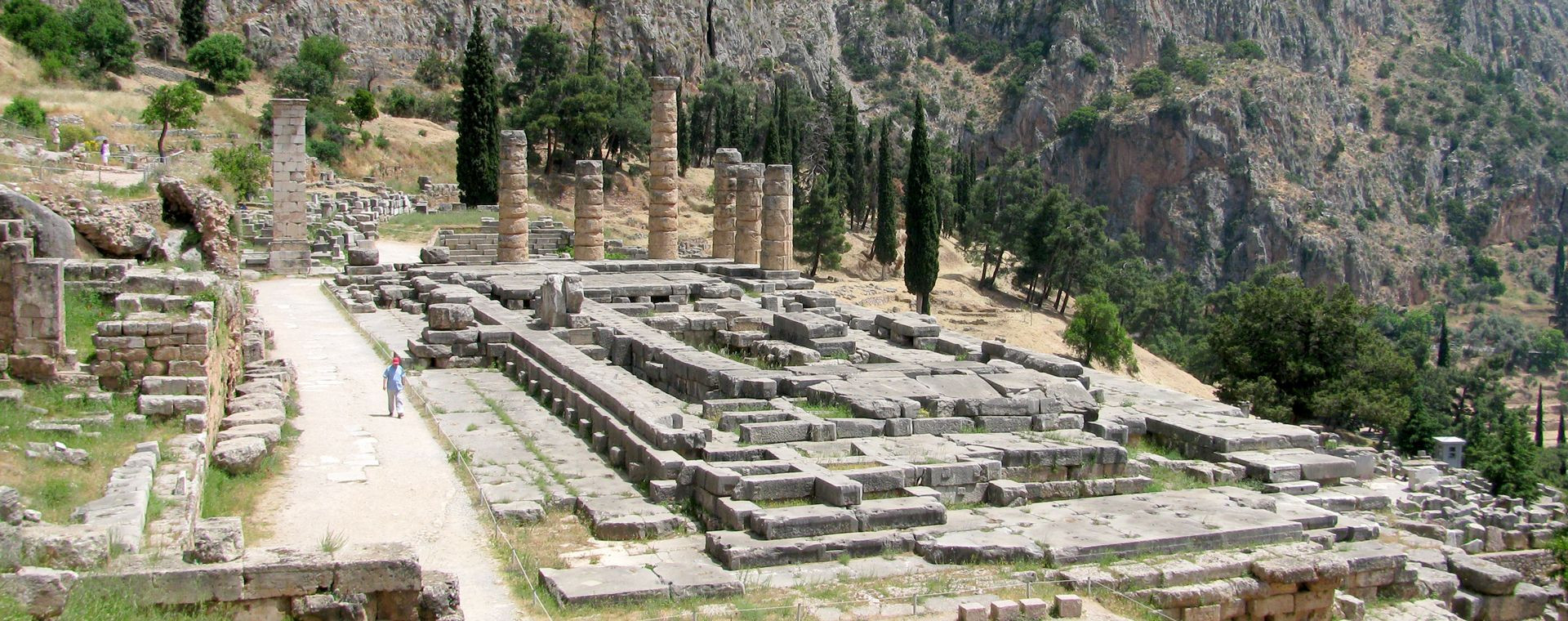 Ruines du temple d'Apollon - Delphes - Grèce