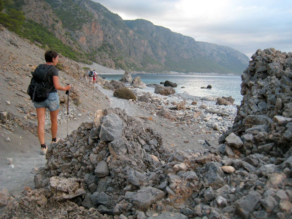 Coastal path between Agia Roumeli and Loutro - Crete - Greece