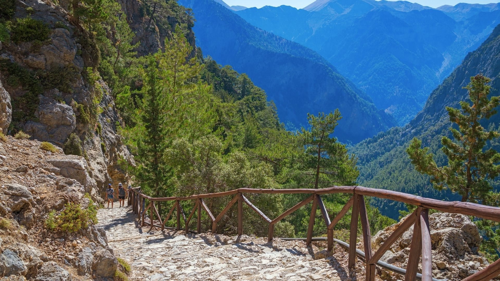 Samaria gorge in spring - Crete - Greece