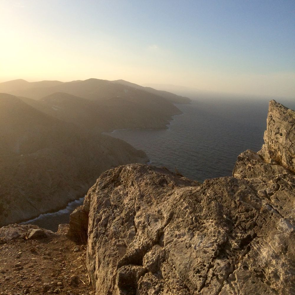 View over the north coast from the church of the Panagia - Folegandros - Greece